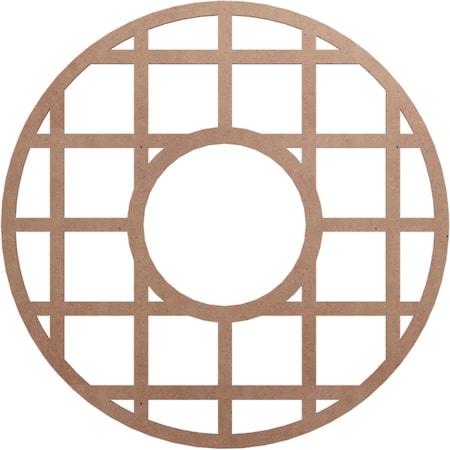 Ekena Millwork O'Neal Wood Fretwork Pierced Ceiling Medallion, Wood (Paint Grade), 30"OD x 10 7/8"ID x 3/8"T CMWP30X30X0375ONMF